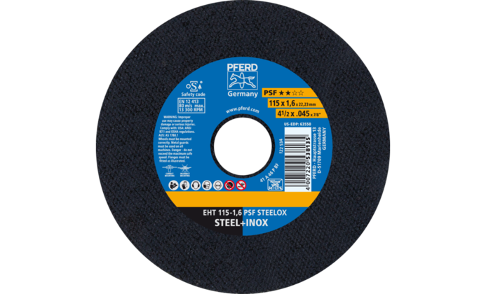 ΔΙΣΚΟΙ ΚΟΠΗΣ ΑΝΟΞΕΙΔΩΤΟΥ PSF PFERD 115*1.6