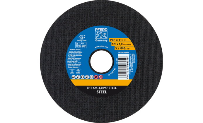 ΔΙΣΚΟΙ ΚΟΠΗΣ ΣΙΔΗΡΟΥ PSF PFERD 125*1